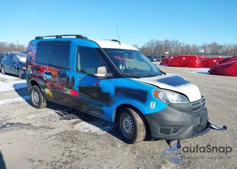 2017 Ram Promaster City Tradesman z USA, uszkodzony, nr VIN ZFBERFABXH6H21696